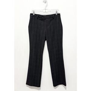 Bass Heritage Fit - Women's Charcoal, Plaid, Mid-rise Dress Pants (size 6)